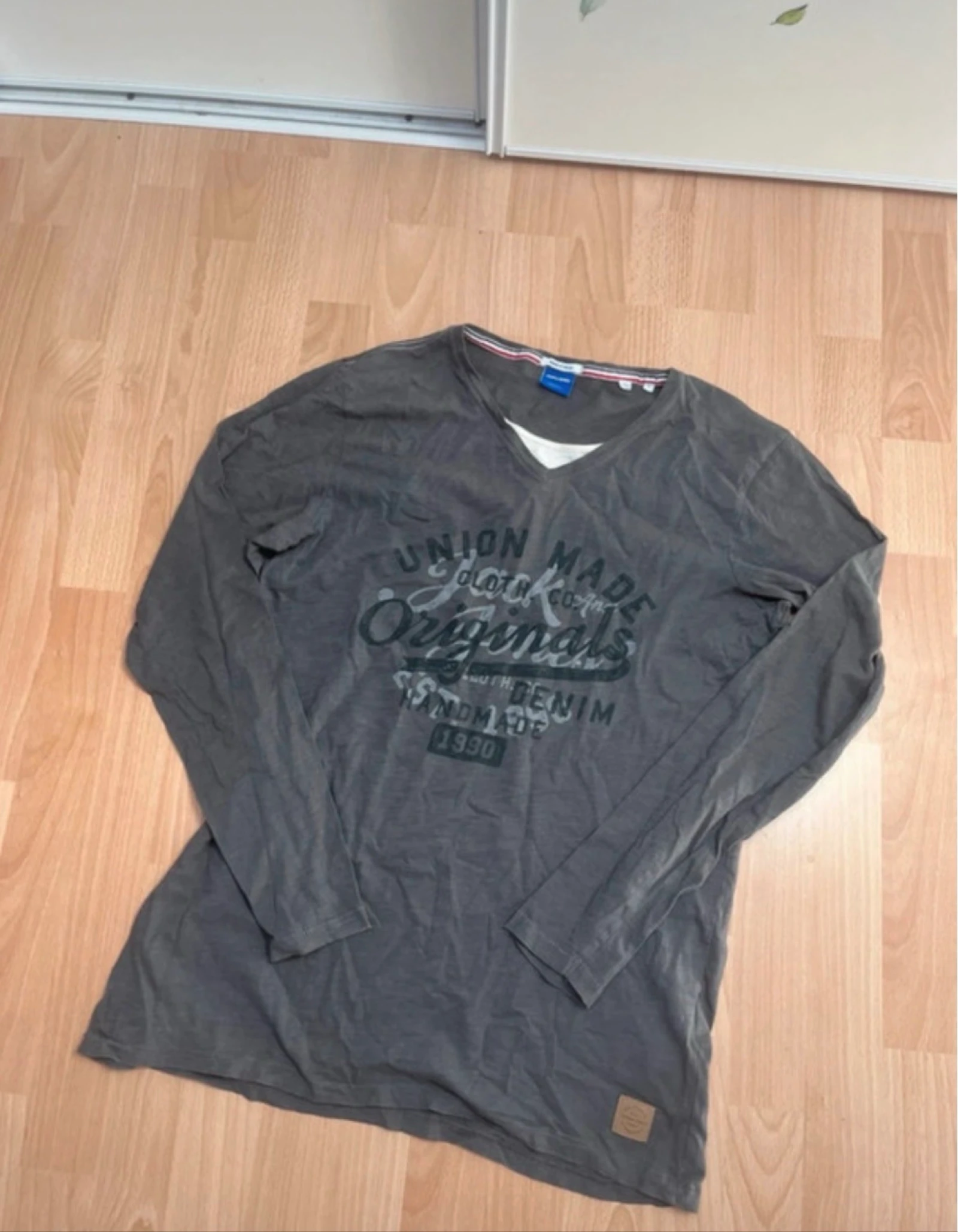 t-shirt manches longues gris Jack&Jones